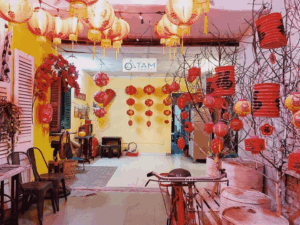Trang trí theo mùa tại các quán cafe