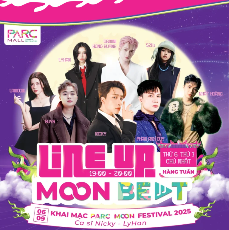 Banner Chuỗi Sự Kiện trung thu PARC MOON FESITVAL 2025