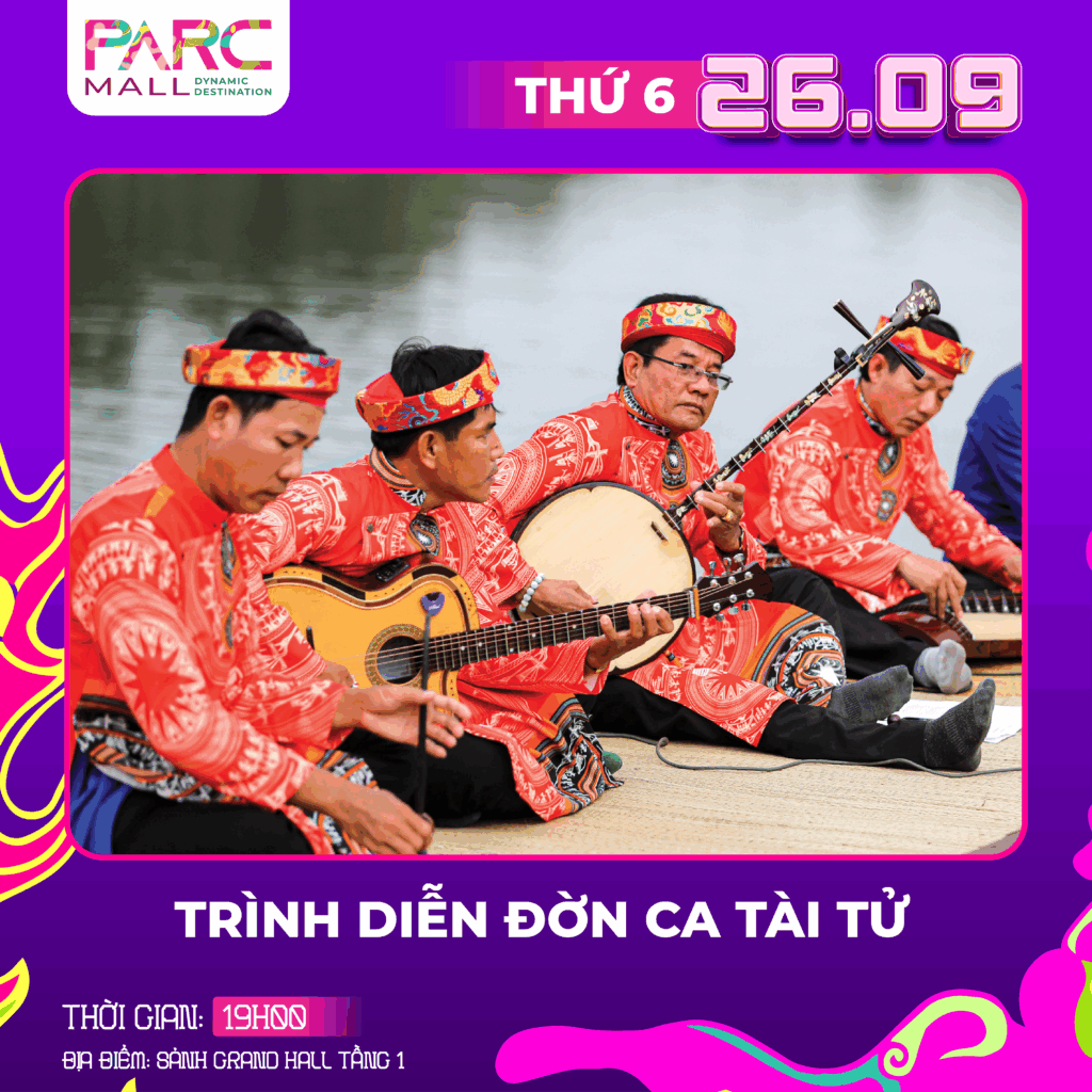Trình diễn đờn ca tài tử tại PARC MOON FESTIVAL 2025