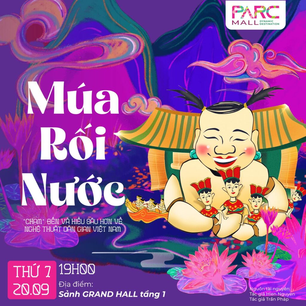 Nghệ thuật múa rối nước tại PARC MALL mùa Trung thu