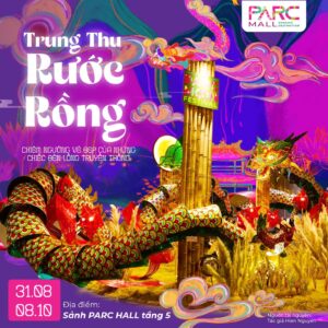 Không gian nghệ thuật lồng đèn truyền thống tại PARC MALL