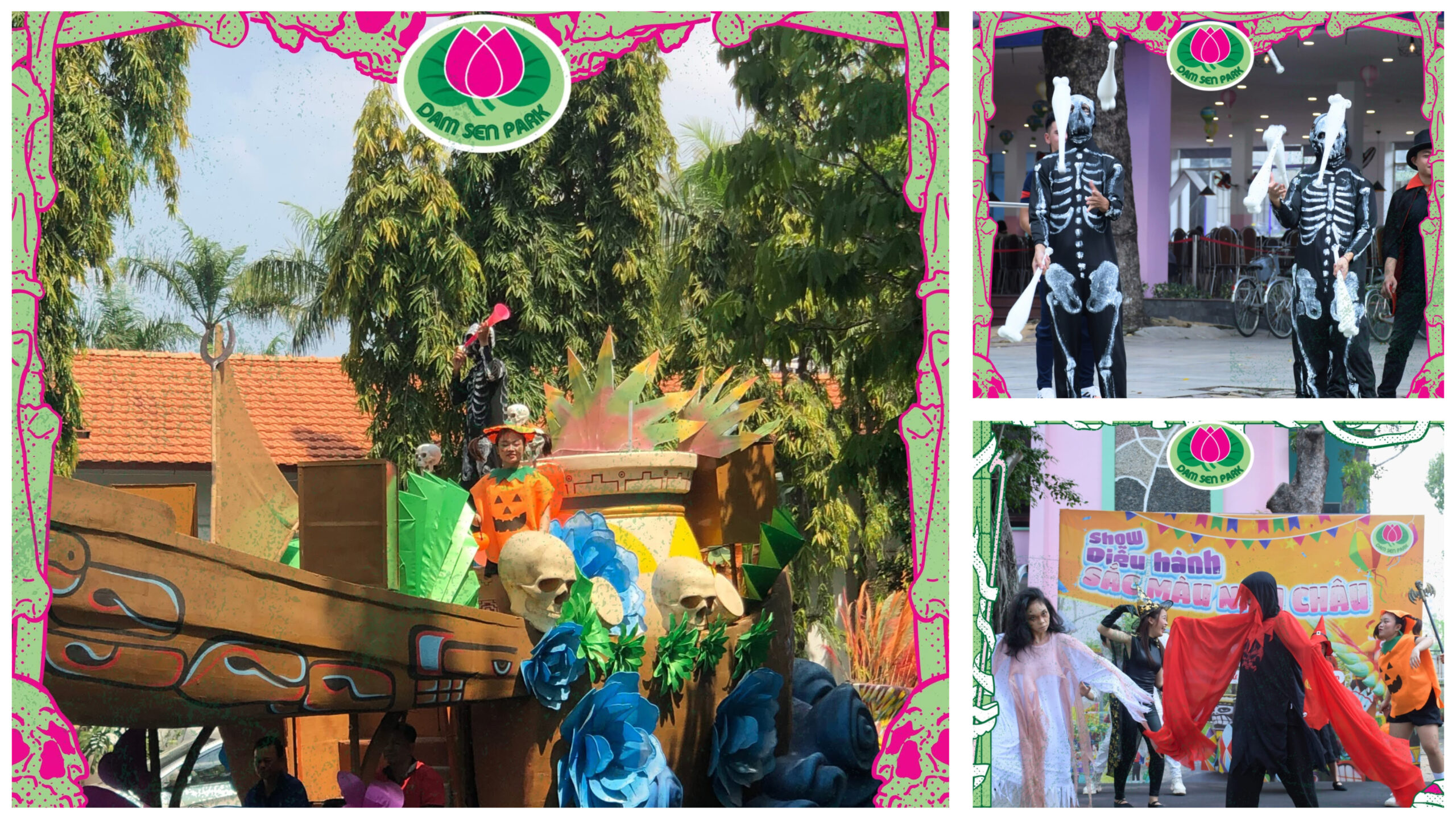 Hoạt động Halloween tại Công viên nước Đầm Sen