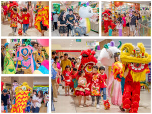 Không khí rộn ràng của đoàn diễu hành Trung Thu PARC Mall