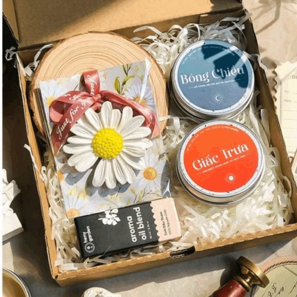 Bộ quà tặng 20/11 nến thơm dành tặng cho thầy cô