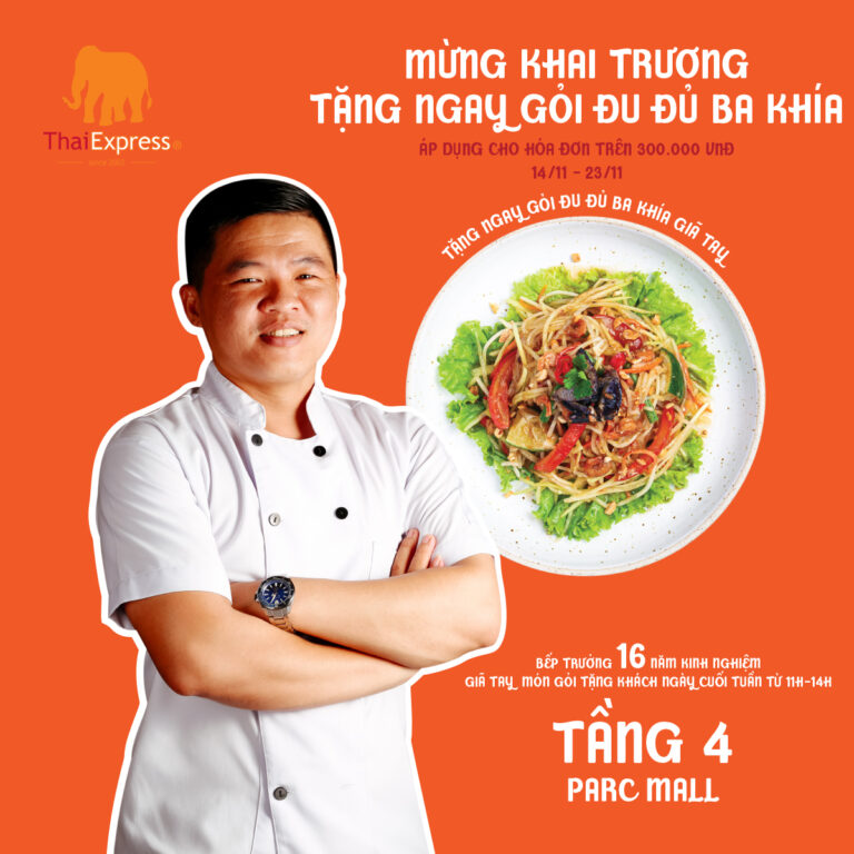 Khai trương_ThaiExpress_PARC Mall