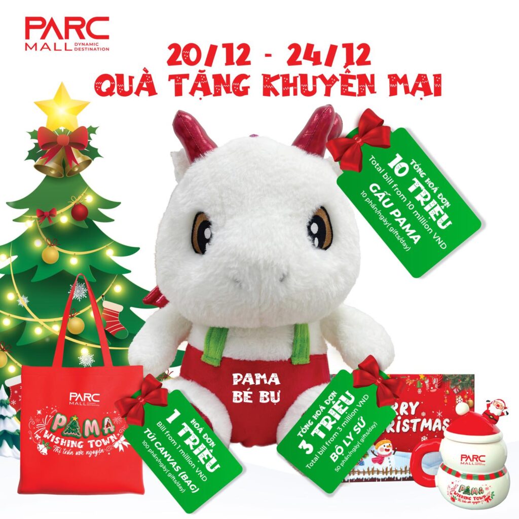 Chương trình khuyến mãi quà tặng Giáng Sinh cùng PAMA Bé Bự
