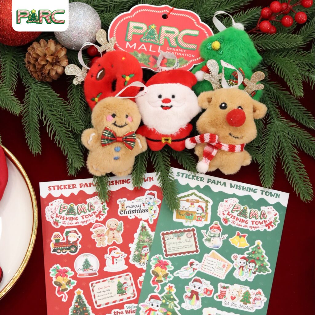 Bộ móc khóa & Sticker đáng yê tại PARC MALL