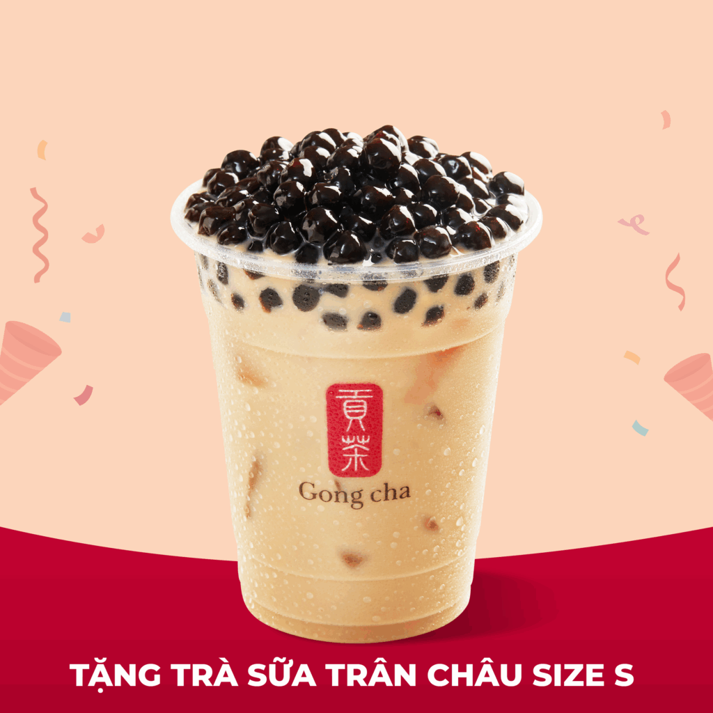 Chương trình mua 1 tặng 1 tại Gong Cha PARC MALL