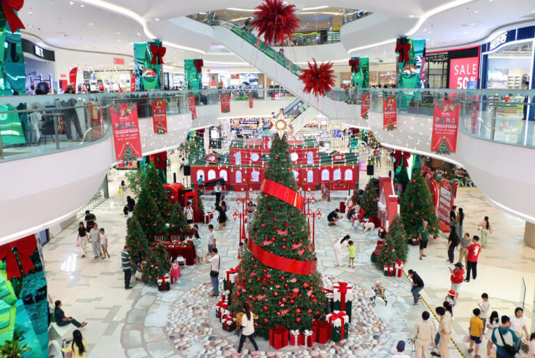 Hệ trang trí noel tại PARC MALL