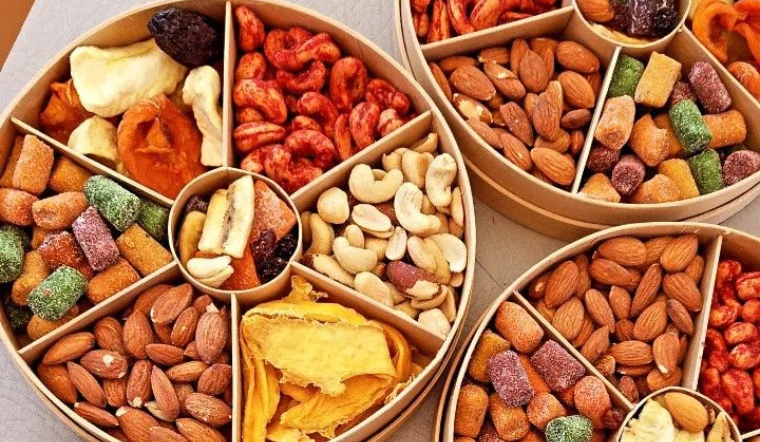 những món ăn vặt dịp tết Nguồn: Internet