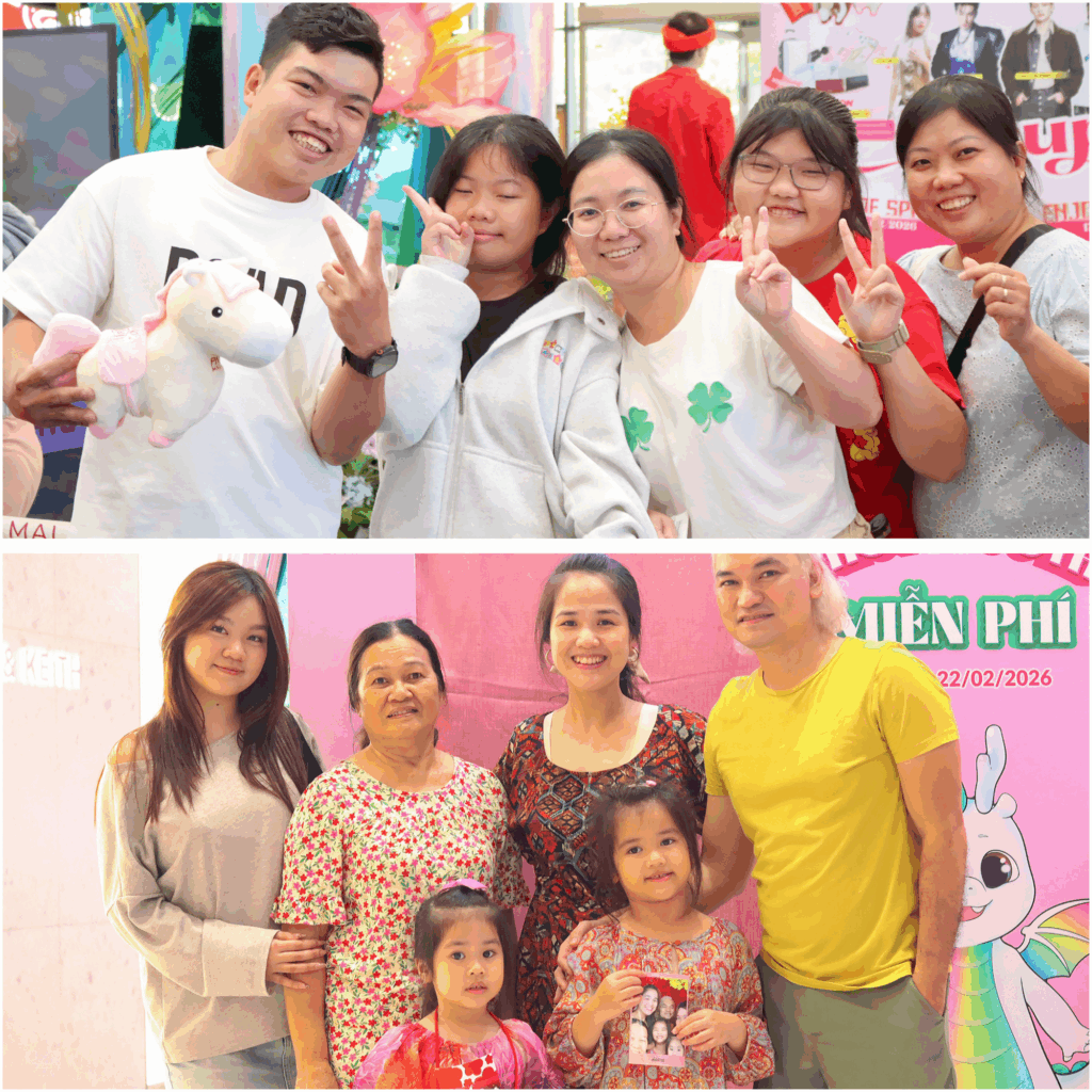 Những khoảnh khắc xuân đáng nhớ của gia đình tại PARC MALL