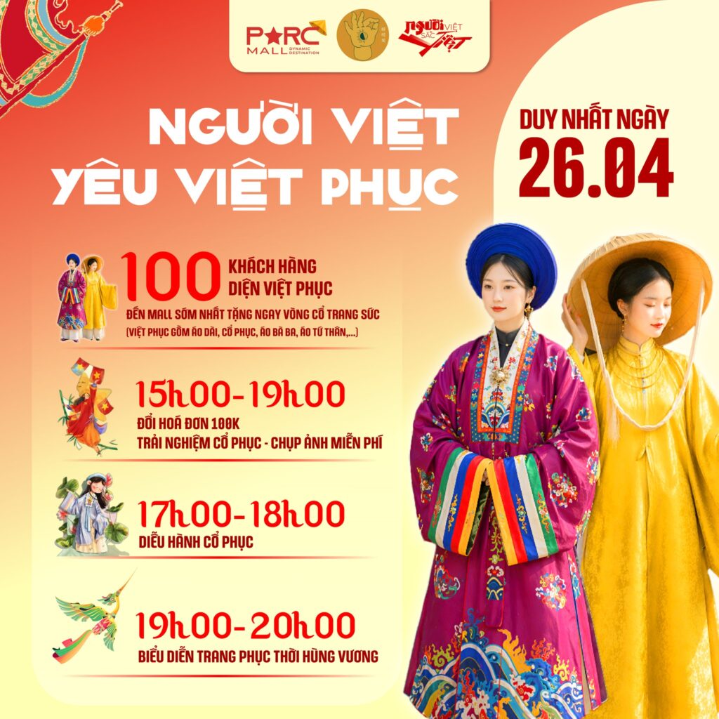 Trải nghiệm cổ phục Miễn Phí trong chuỗi sự kiện Người Việt yêu Việt Phục
