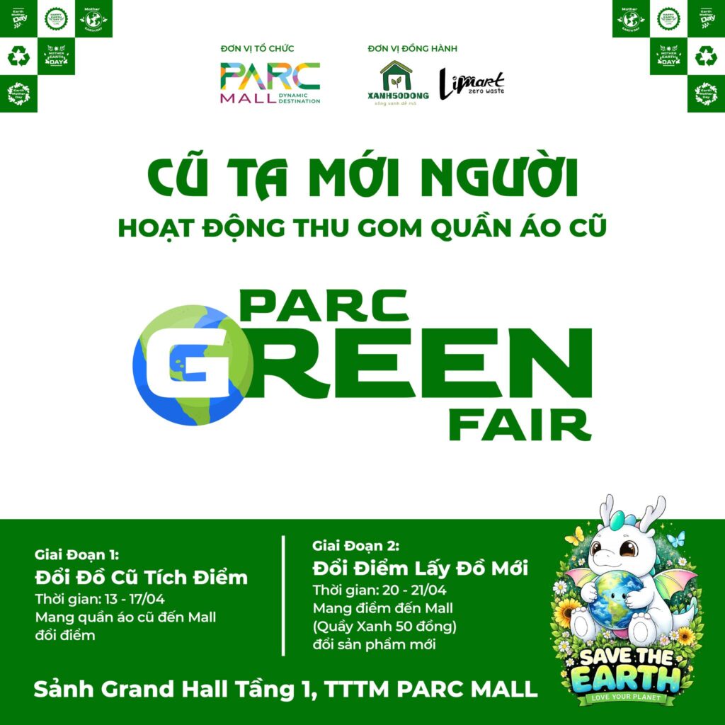 Chương trình PARC GREEN FAIR - Thu cũ đổi mới