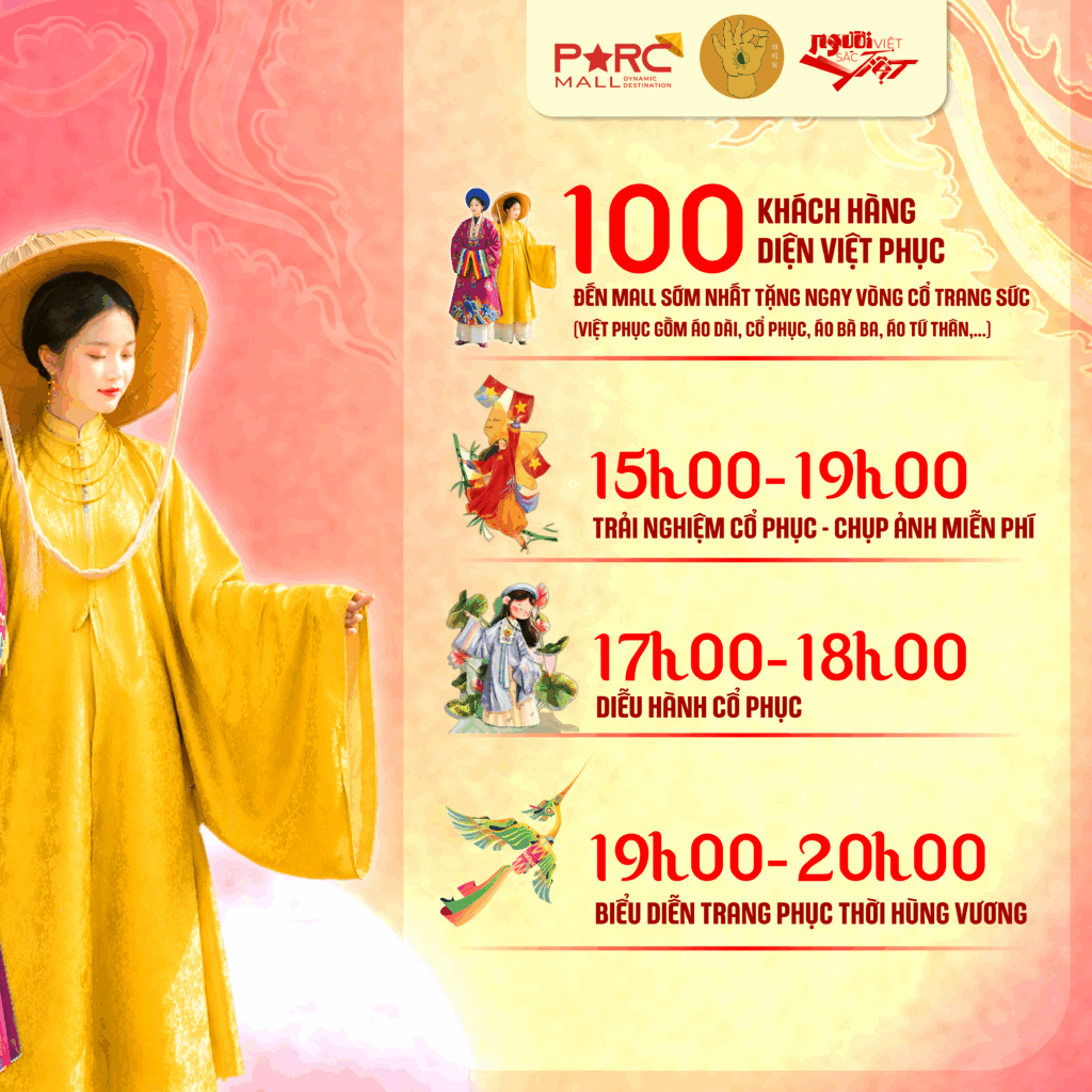 Chương trình nghiệm cổ phục MIỄN PHÍ ngày 26.04