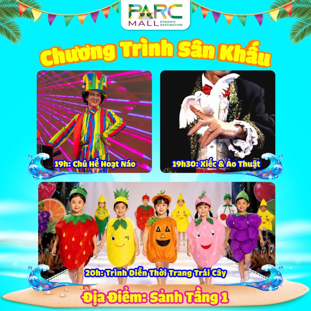 Chương trình sân khâu & xiếc nghệ thuật cho các bé