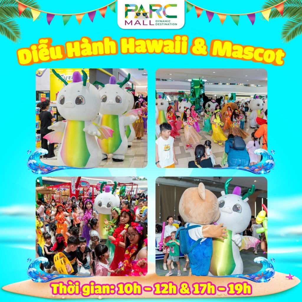 Diễu hành Hawaii & Mascot PAMA mừng ngày quốc tế thiếu nhi 1.6