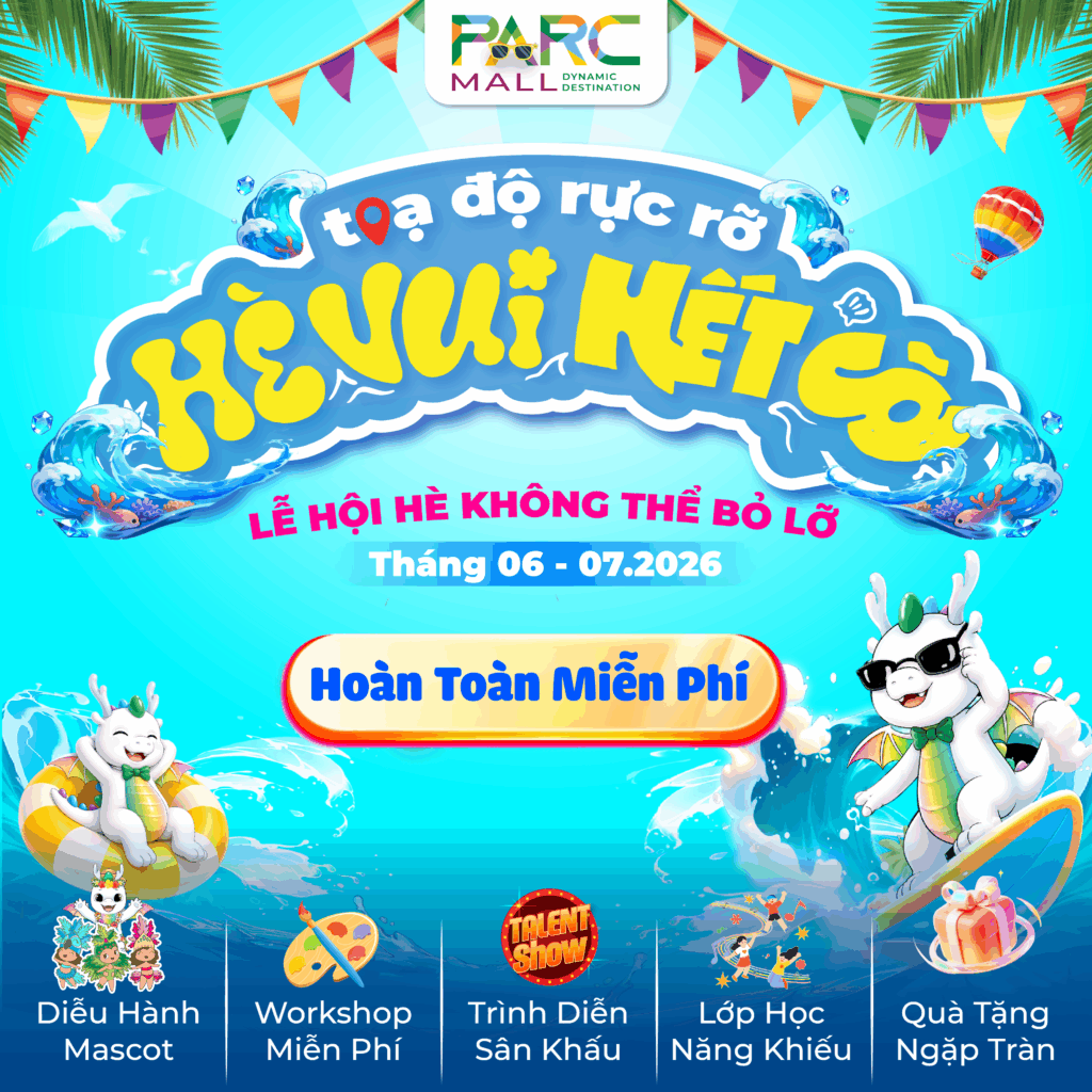 Lễ hội hè dành cho Bé tại PARC MALL