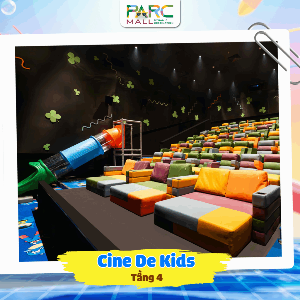 Rạp phim Cine De Kids dành cho các bé tại Galaxy Cinema