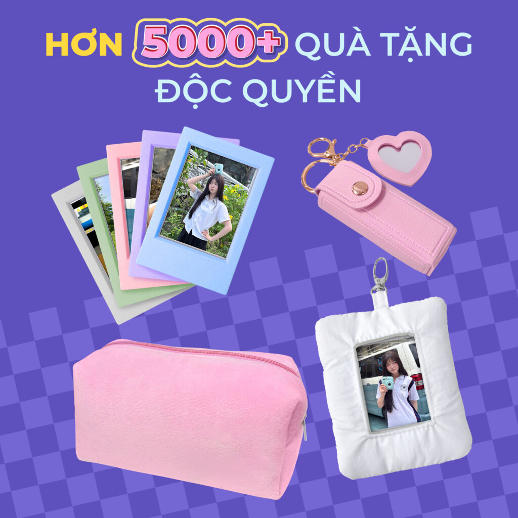 Hơn 5000+ quà tặng độc quyền dành cho khách hàng