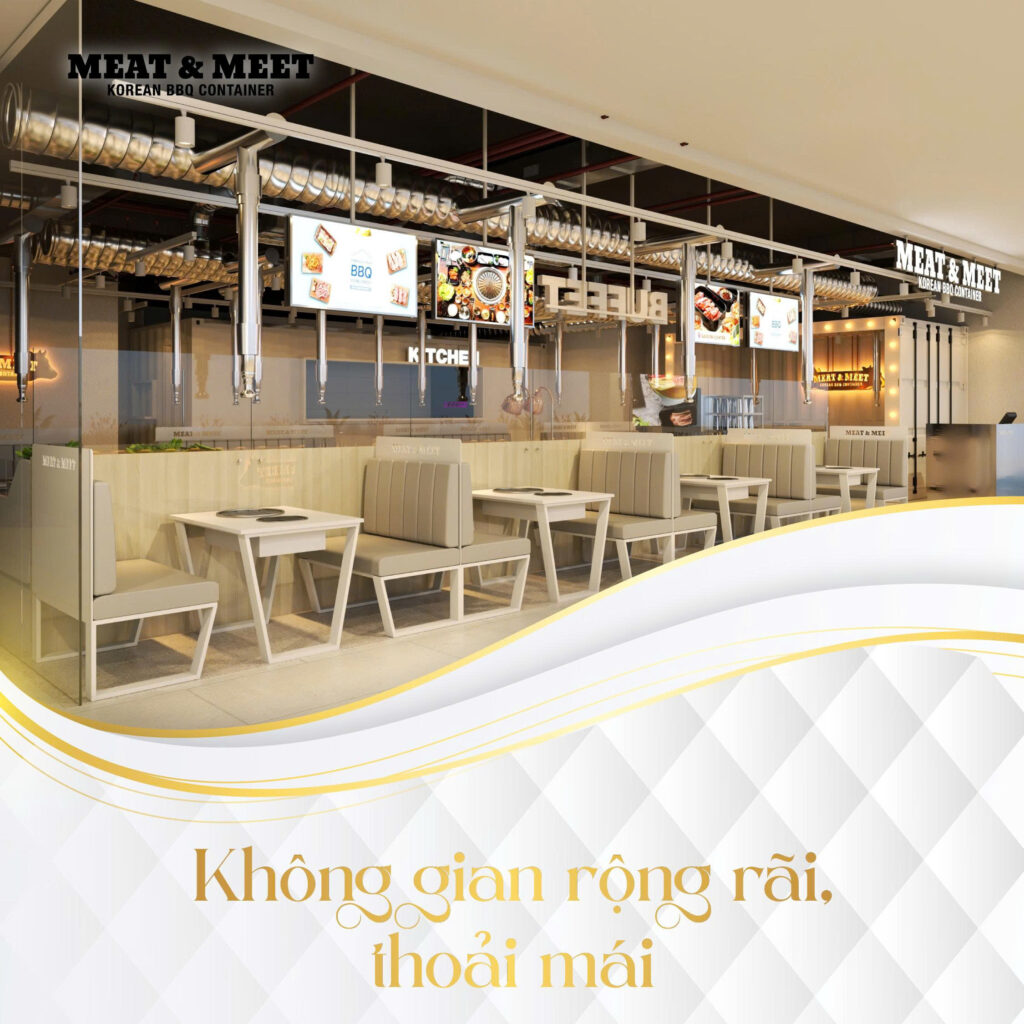 Không gian rộng rãi, thoáng mát không ám mùi