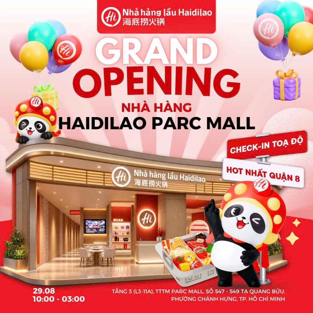 Chính thức khai trương Haidilao PARC MALL