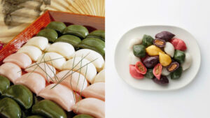 Món bánh gạo hình bán nguyệt Songpyeon