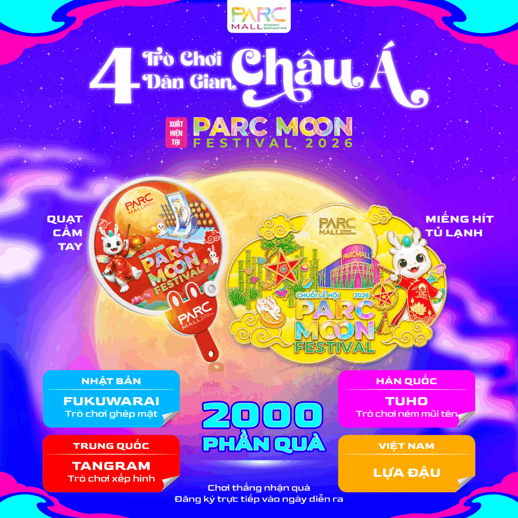 tổng hợp các trò chơi dân gian tại lễ hội trung thu PARC MOON FESTIVAL