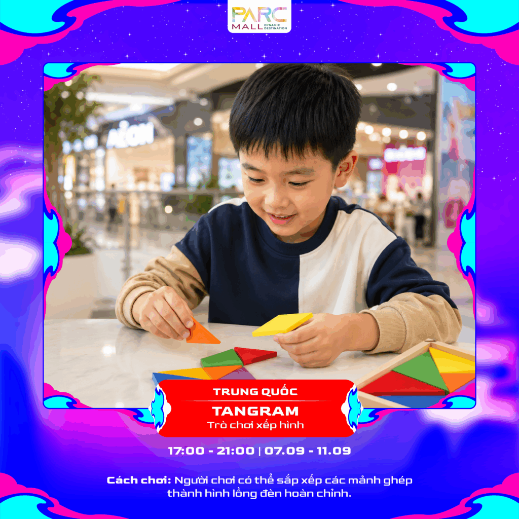 Thử thách trí tuệ cùng chuỗi trò chơi TANGRAM