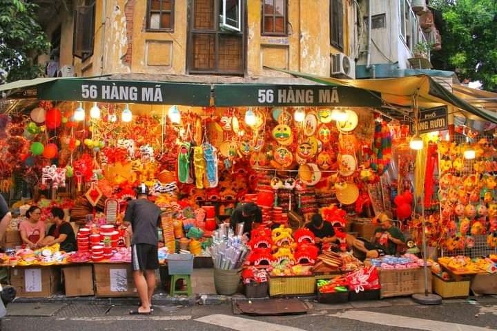 Phố lồng đèn Hàng Mã nổi tiếng ở Hà Nội