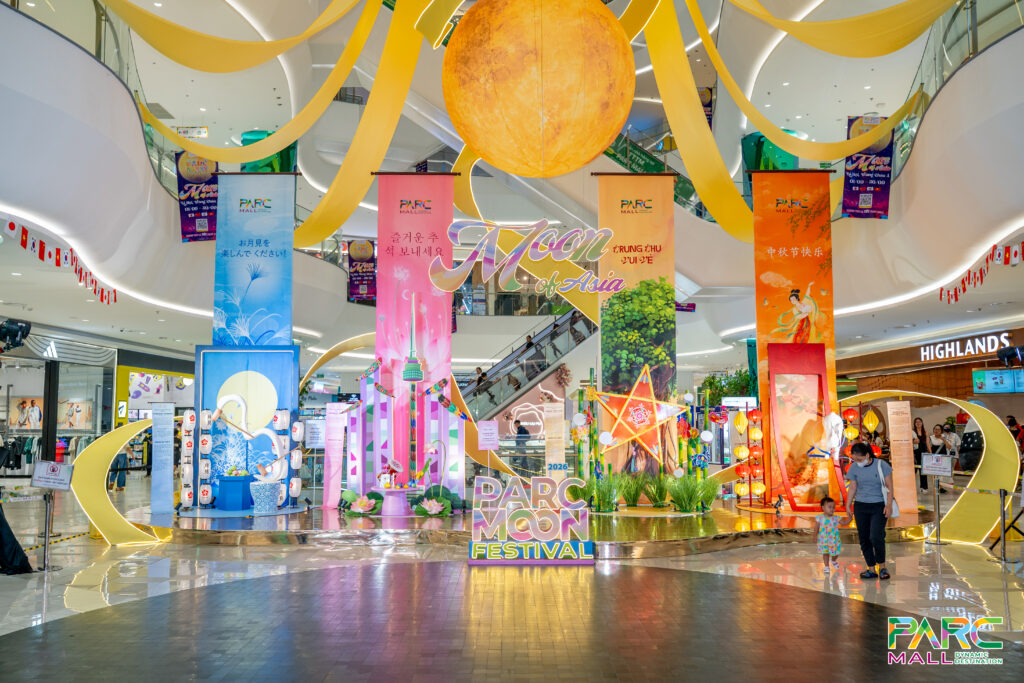 Hệ trang trí trung thu 2026 tại PARC MALL dịp lễ hội PARC MOON FESTIVAL 2026