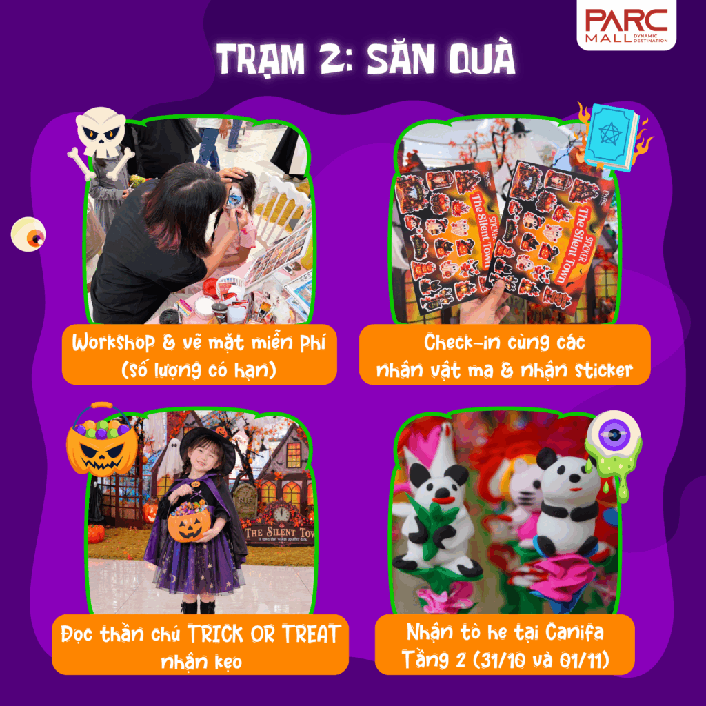 Bộ quà tặng dễ thương dành cho các bé tại Halloween